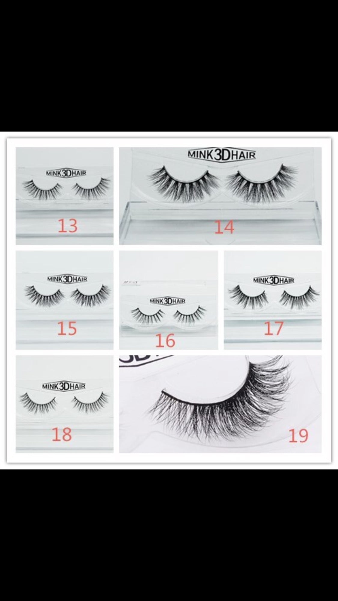 Mink Fluff Natural 3D Lashes