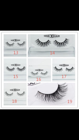 Mink Fluff Natural 3D Lashes